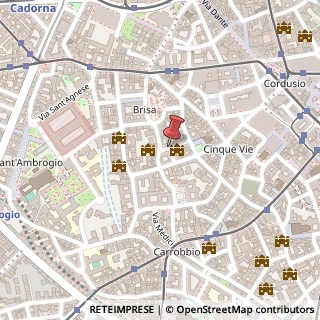 Mappa Via maria teresa 7, 20123 Milano, Milano (Lombardia)