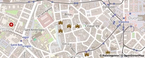 Mappa Milão