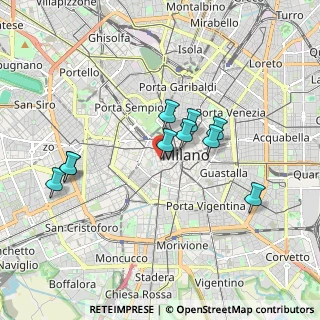Mappa Via Sant'Orsola, 20123 Milano MI, Italia (1.73273)
