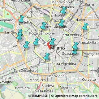 Mappa Via Morigi, 20123 Milano MI, Italia (2.15615)