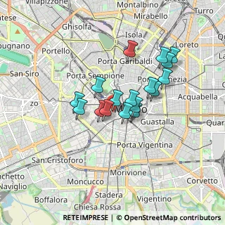 Mappa Via Morigi, 20123 Milano MI, Italia (1.31118)