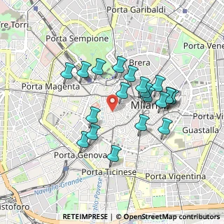 Mappa Via Morigi, 20123 Milano MI, Italia (0.786)