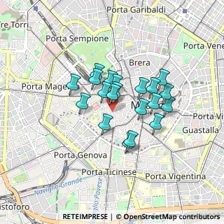 Mappa Via Morigi, 20123 Milano MI, Italia (0.6245)