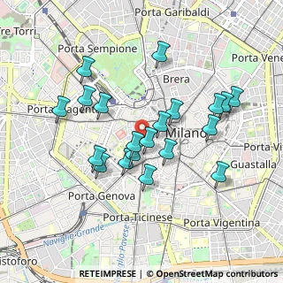 Mappa Via Morigi, 20123 Milano MI, Italia (0.8425)