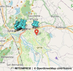 Mappa Piazza Boves, 10015 Ivrea TO, Italia (1.80813)