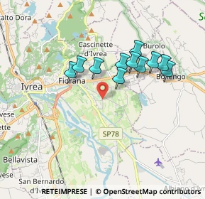 Mappa Piazza Boves, 10015 Ivrea TO, Italia (1.52273)
