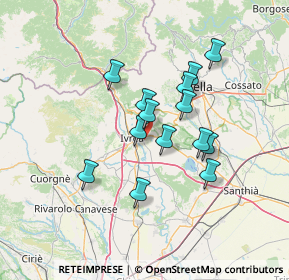 Mappa Piazza Boves, 10015 Ivrea TO, Italia (11.08214)