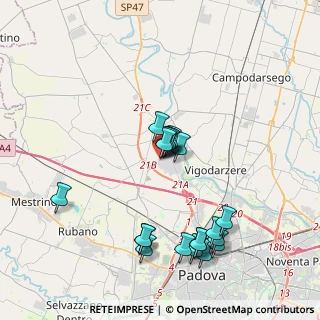 Mappa Via Breda, 35010 Limena PD, Italia (3.8405)