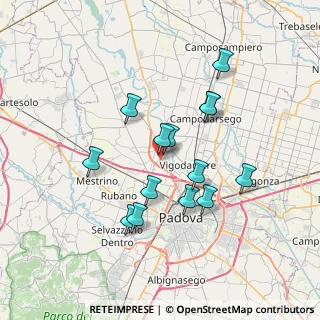 Mappa Via Breda, 35010 Limena PD, Italia (6.32357)