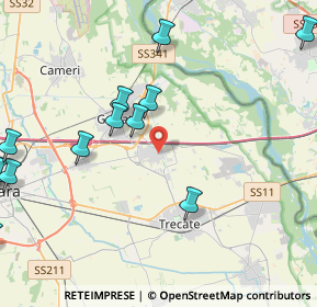 Mappa 28068 Romentino NO, Italia (5.96067)