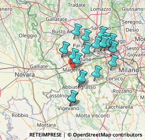 Mappa 20013 Magenta MI, Italia (11.6095)