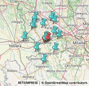 Mappa 20013 Magenta MI, Italia (9.53563)
