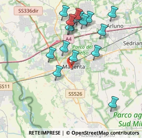 Mappa 20013 Magenta MI, Italia (3.91313)