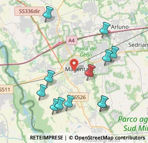 Mappa 20013 Magenta MI, Italia (4.2975)