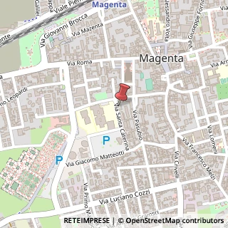 Mappa Via S. Caterina da Siena, 15, 20013 Magenta, Milano (Lombardia)