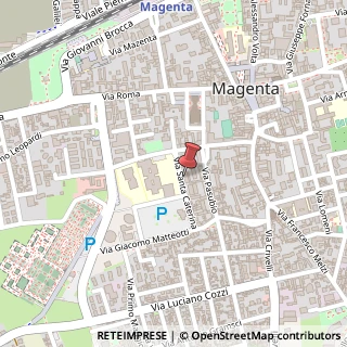 Mappa Via S. Caterina da Siena, 33, 20013 Magenta, Milano (Lombardia)