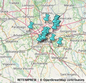 Mappa Via De Togni Aristide, 20123 Milano MI, Italia (8.915)