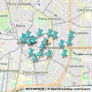 Mappa Via Ottorino Respighi, 20122 Milano MI, Italia (0.7425)