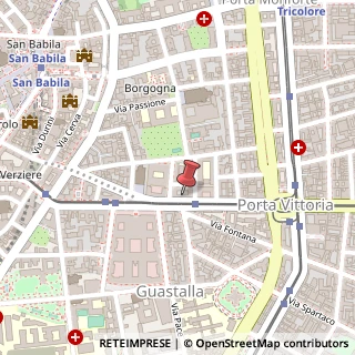 Mappa Via Eugenio Chiesa, 4, 20122 Milano, Milano (Lombardia)