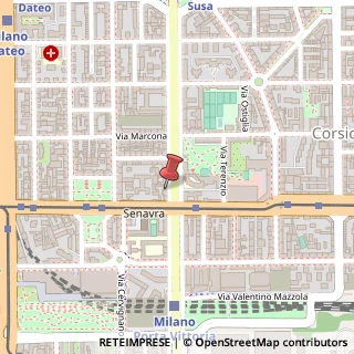 Mappa Viale Campania, 3, 20129 Milano, Milano (Lombardia)