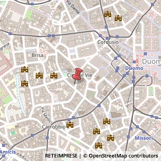 Mappa Via Santa Marta, 8/b, 20123 Milano, Milano (Lombardia)