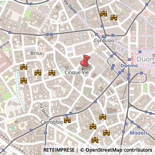 Mappa Via del Bollo, 4, 20123 Milano, Milano (Lombardia)