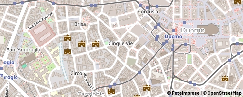 Mappa Milano