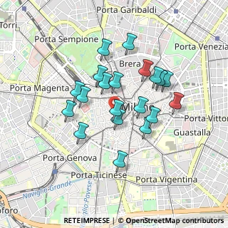 Mappa Via Zecca Vecchia, 20123 Milano MI, Italia (0.745)