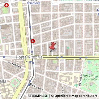 Mappa Via Pietro Calvi, 38, 20129 Milano, Milano (Lombardia)