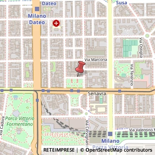 Mappa Piazza Giuseppe Grandi, 11, 20129 Milano, Milano (Lombardia)