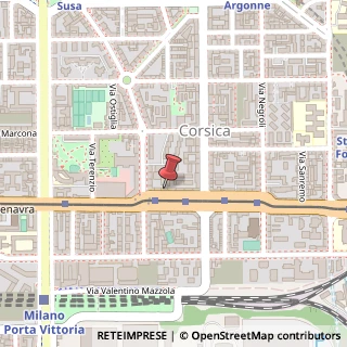 Mappa Viale Corsica, 35, 20133 Milano, Milano (Lombardia)