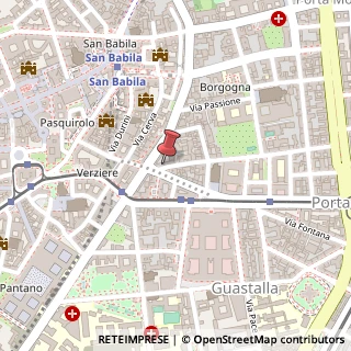 Mappa Via Filippo Corridoni, 1, 20122 Milano, Milano (Lombardia)
