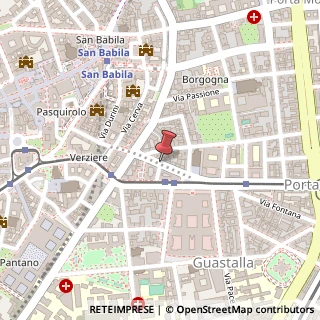 Mappa Via Privata Cesare Battisti,  1, 20122 Milano, Milano (Lombardia)