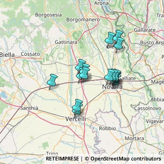 Mappa Via Guido il Grande, 28061 Biandrate NO, Italia (11.32188)