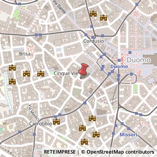 Mappa Piazza San Sepolcro, 1, 20123 Milano, Milano (Lombardia)