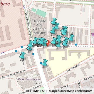 Mappa Via Puricelli Gian Pietro, 20147 Milano MI, Italia (0.08462)