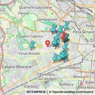 Mappa Via Puricelli Gian Pietro, 20147 Milano MI, Italia (1.40737)