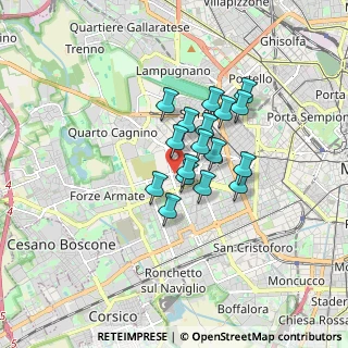 Mappa Via Puricelli Gian Pietro, 20147 Milano MI, Italia (1.15294)