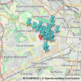 Mappa Via Puricelli Gian Pietro, 20147 Milano MI, Italia (1.12947)