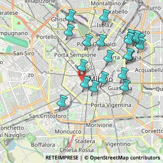 Mappa Largo Gemelli fra Agostino, 20123 Milano MI, Italia (2.1795)
