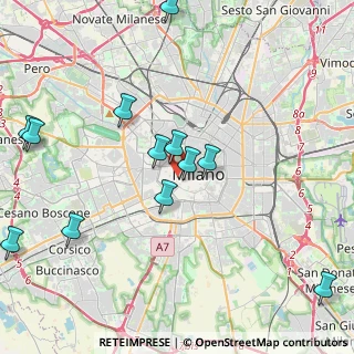 Mappa Largo Gemelli fra Agostino, 20123 Milano MI, Italia (4.70167)