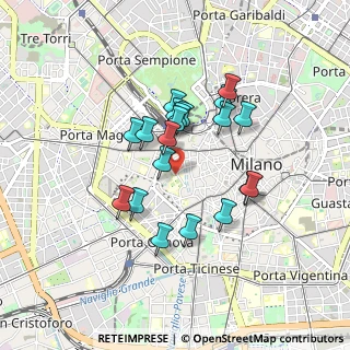 Mappa Largo Gemelli fra Agostino, 20123 Milano MI, Italia (0.702)