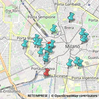 Mappa Largo Gemelli fra Agostino, 20123 Milano MI, Italia (0.926)
