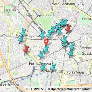 Mappa Largo Gemelli fra Agostino, 20123 Milano MI, Italia (0.917)