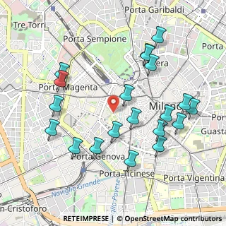 Mappa Largo Gemelli fra Agostino, 20123 Milano MI, Italia (1.0515)