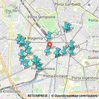 Mappa Largo Gemelli fra Agostino, 20123 Milano MI, Italia (0.962)
