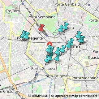 Mappa Largo Gemelli fra Agostino, 20123 Milano MI, Italia (0.832)