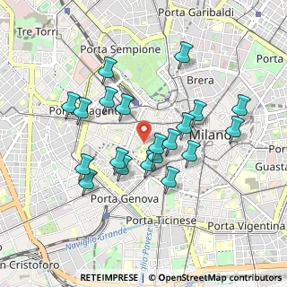 Mappa Largo Gemelli fra Agostino, 20123 Milano MI, Italia (0.8315)