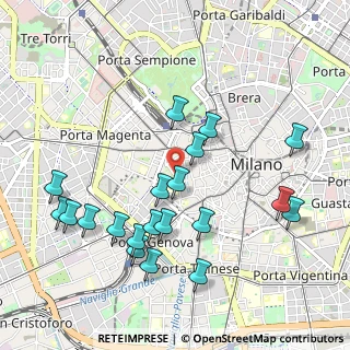 Mappa Largo Gemelli fra Agostino, 20123 Milano MI, Italia (1.076)