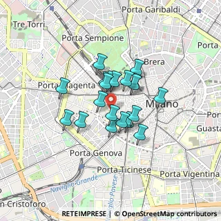 Mappa Largo Gemelli fra Agostino, 20123 Milano MI, Italia (0.573)
